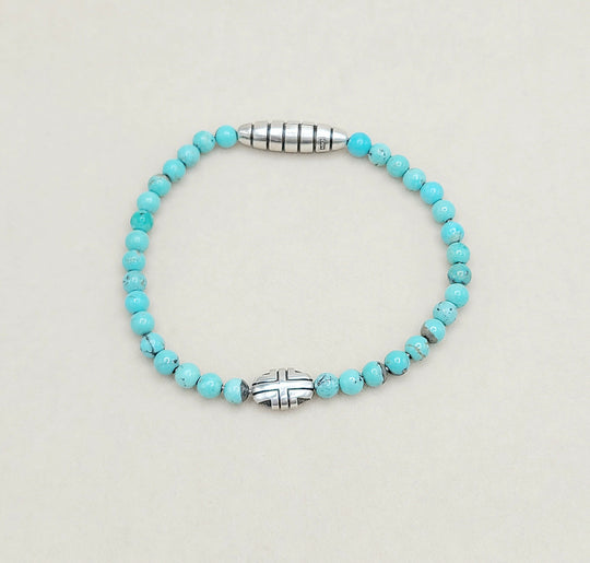 David Yurman Turquoise Beads Southwest Bracelet