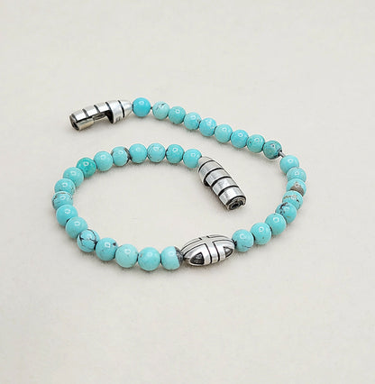 David Yurman Turquoise Beads Southwest Bracelet