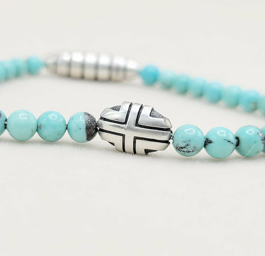David Yurman Turquoise Beads Southwest Bracelet