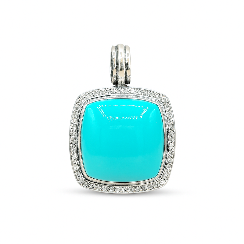 David Yurman Turquoise Pendant