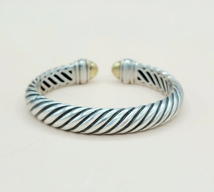 David Yurman Waverly Bracelet With Diamonds and Gold