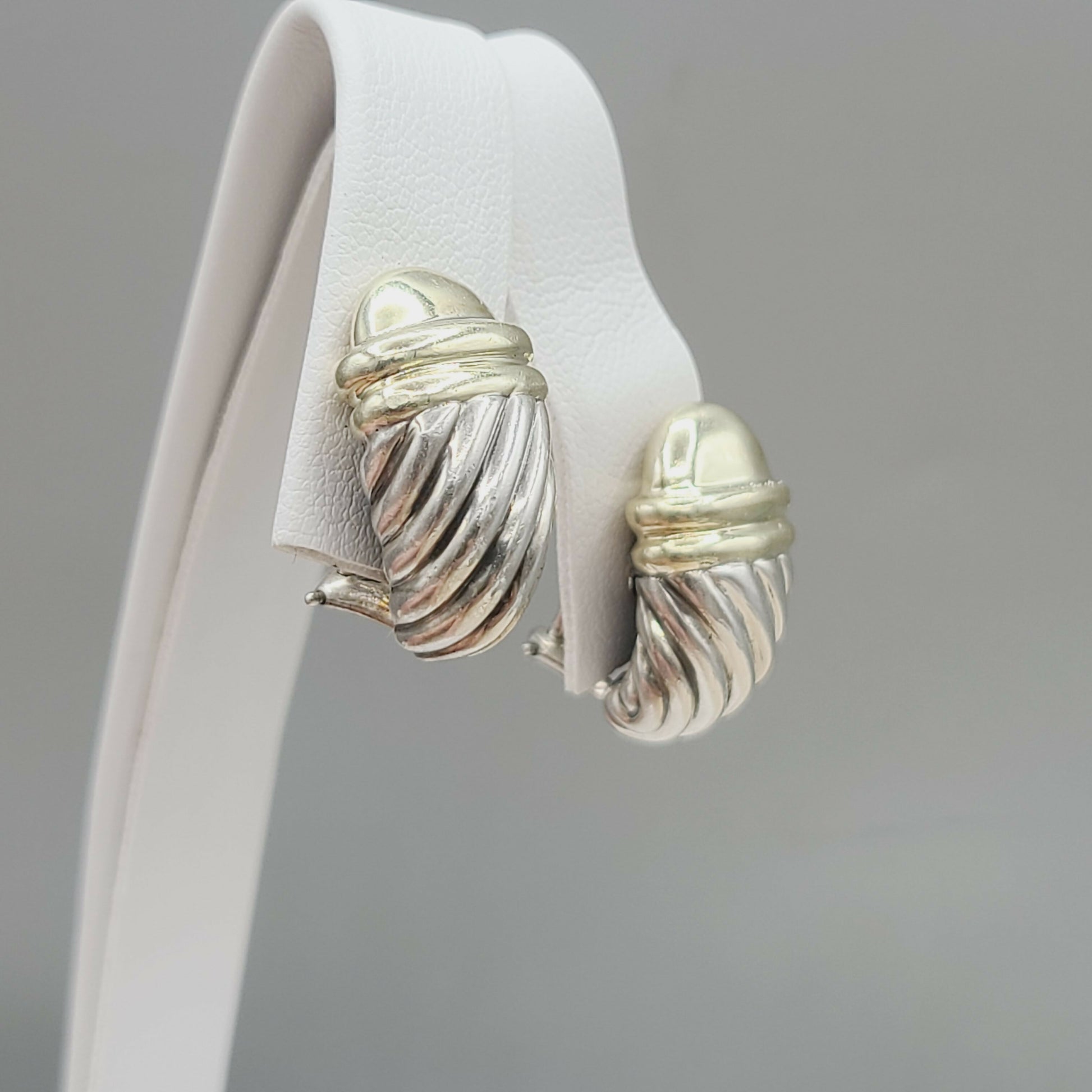 David Yurman Waverly Earrings With Gold