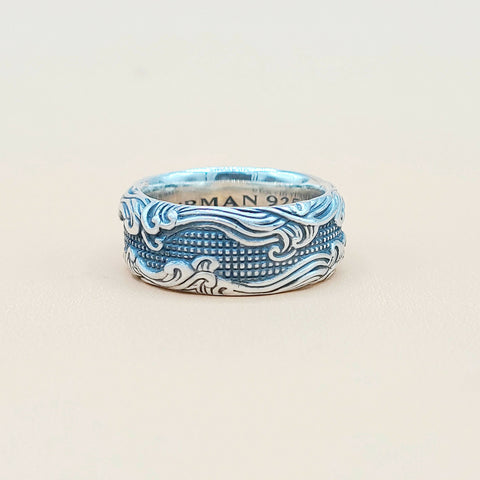  David Yurman-Waves-Band Ring 10mm
