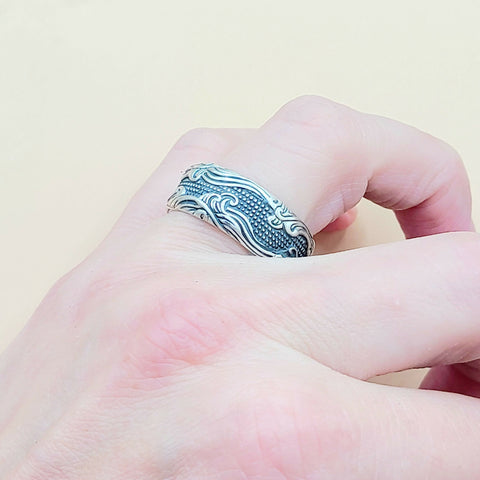  David Yurman-Waves-Band Ring 10mm