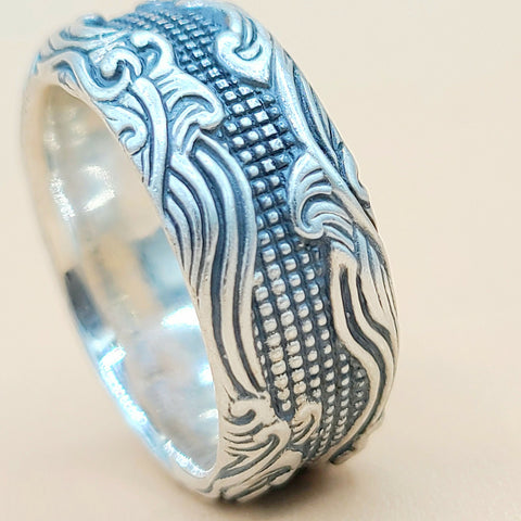  David Yurman-Waves-Band Ring 10mm