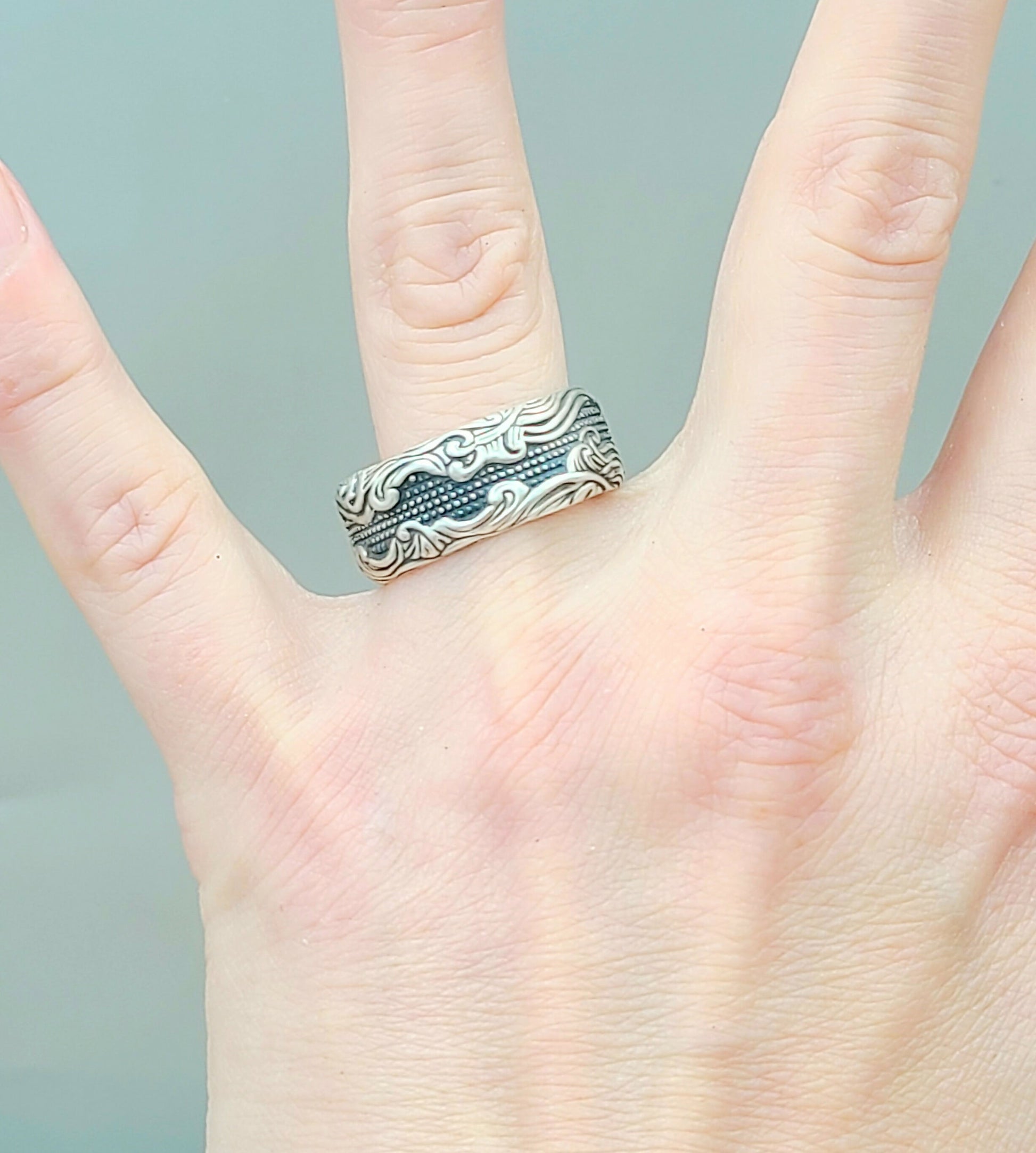    David Yurman-Waves-Band Ring 10mm