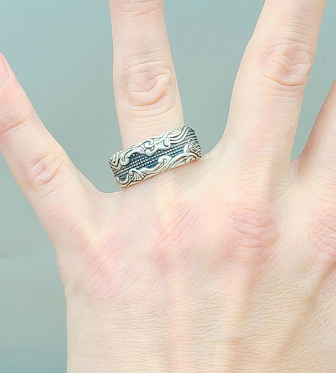  David Yurman-Waves-Band Ring 10mm