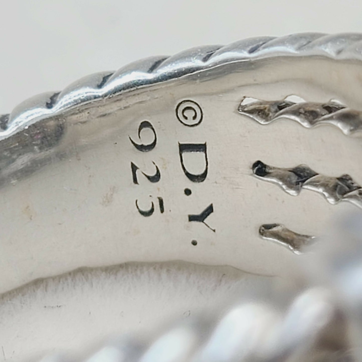 David Yurman Wheaton 16x12 Pave Diamond Ring