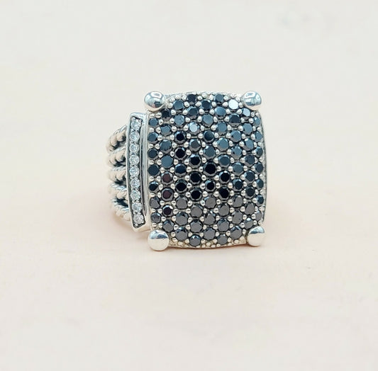 David Yurman Wheaton 20×16 Diamond Ring | Certified Pre-Owned  AYW Luxury #