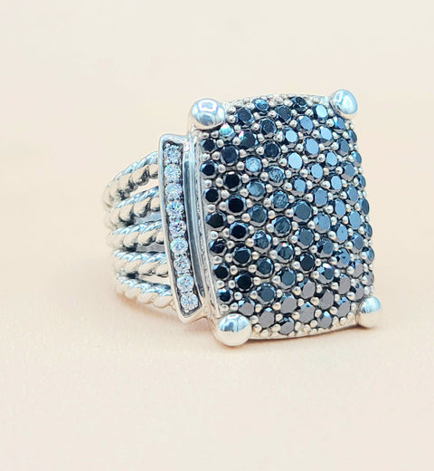  David Yurman Wheaton 20×16 Diamond Ring