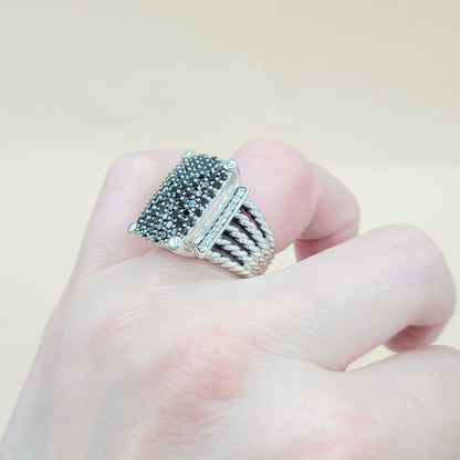 David Yurman Wheaton 20×16 Diamond Ring | Certified Pre-Owned  AYW Luxury #