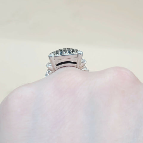  David Yurman Wheaton 20×16 Diamond Ring