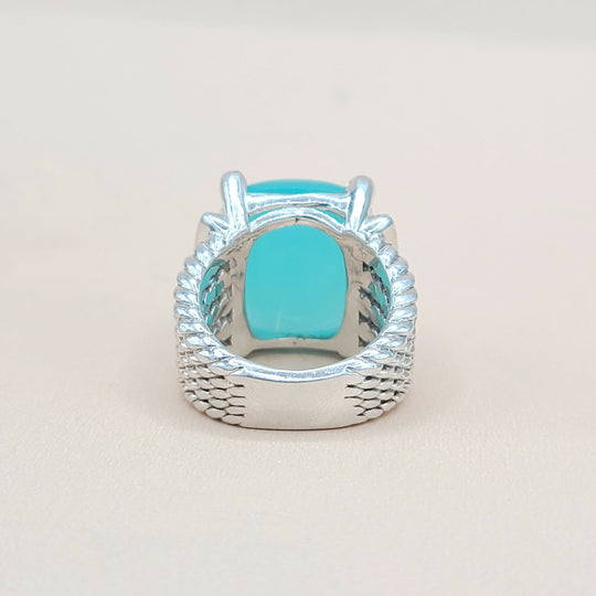  David-Yurman-Wheaton-20x15-Aqua Chalcedony-Diamond-Ring