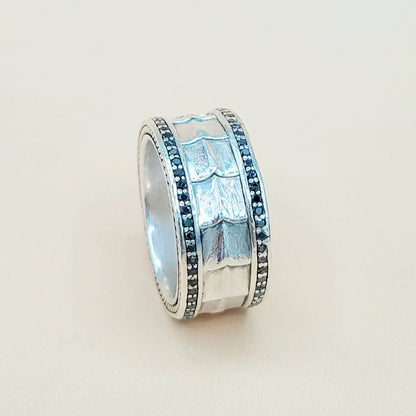 David Yurman Wide Armory Black Diamond Ring | Certified Pre-Owned  AYW Luxury #