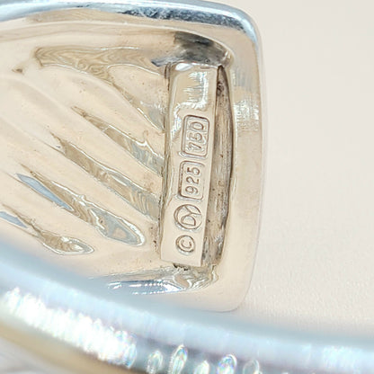 David Yurman Wide Sculpted Thoroughbred Cuff Bracelet | Certified  AYW Luxury #
