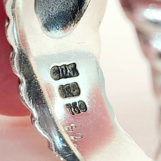 hallmerk for David Yurman Wide Silver & Gold Blue Topaz Hampton Cable Ring