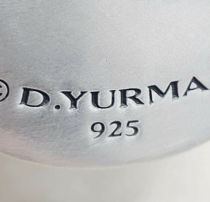 hallmark of David Yurman XLarge XL Picasso Jasper Dog Tag Pendant In Sterling Silver