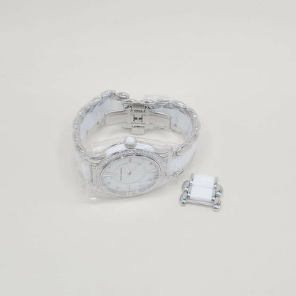 David Yurman Classic Quartz Watch – Ceramic & Diamond Bezel