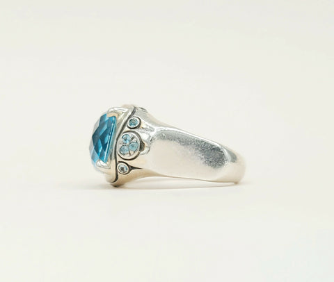  John Hardy Bamboo Ring Blue Topaz
