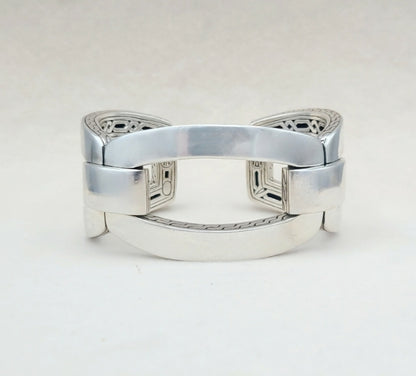 John Hardy Wo Link 35mm Wide Cuff Bracelet | Certified Pre-Owned    #