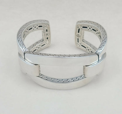 John Hardy Wo Link 35mm Wide Cuff Bracelet | Certified Pre-Owned    #