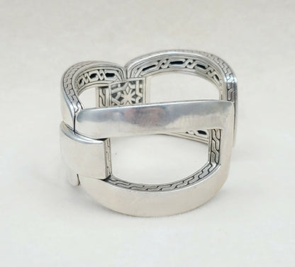 John Hardy Wo Link 35mm Wide Cuff Bracelet | Certified Pre-Owned    #