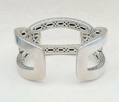 John Hardy Wo Link 35mm Wide Cuff Bracelet | Certified Pre-Owned    #