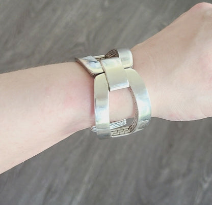 John Hardy Wo Link 35mm Wide Cuff Bracelet | Certified Pre-Owned    #