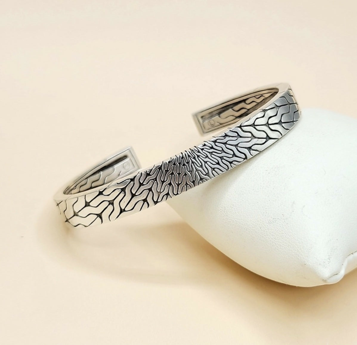 John Hardy Classic Chain Radial Cuff Bracelet In Sterling Silver, 9mm