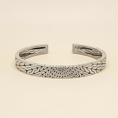 John Hardy Classic Chain Radial Cuff Bracelet In Sterling Silver, 9mm
