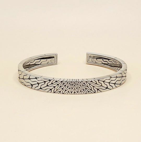 John Hardy Classic Chain Radial Cuff Bracelet In Sterling Silver, 9mm