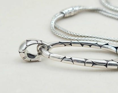 John Hardy Kali Double Chain Pebble Pendant Necklace | Certified   AYW Luxury #
