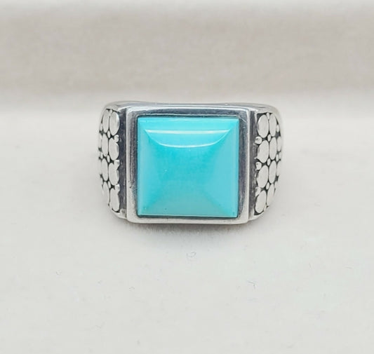 John Hardy Turquoise Dot Ring