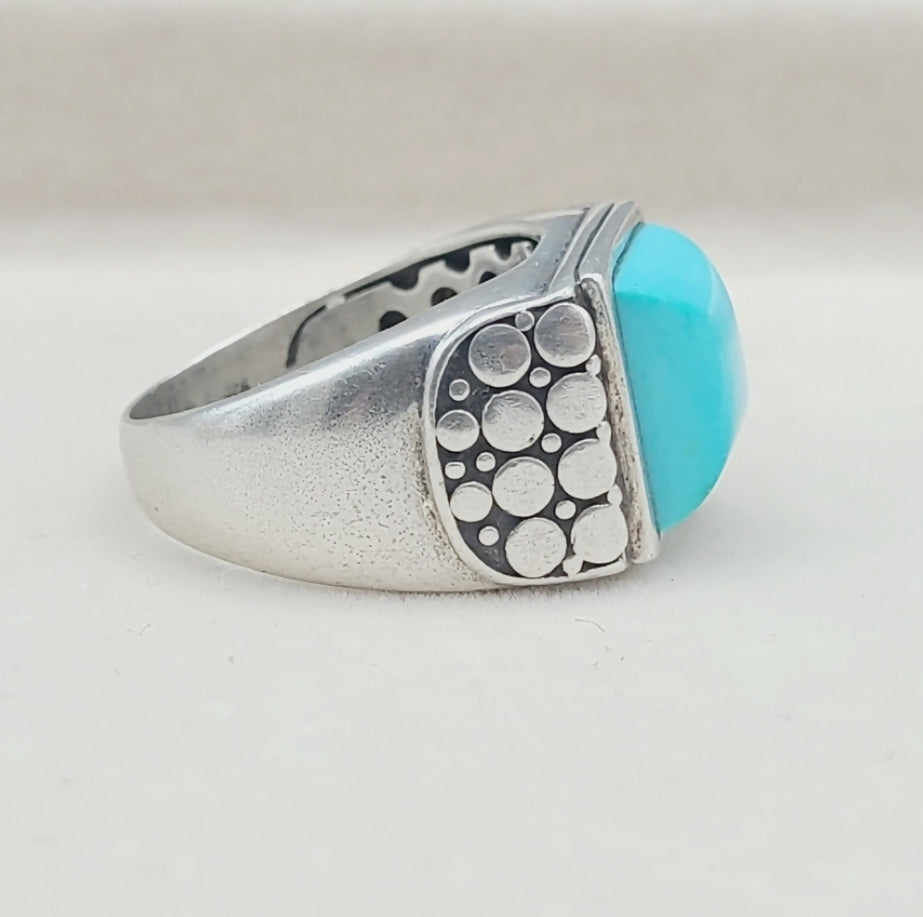 John Hardy Turquoise Dot Ring