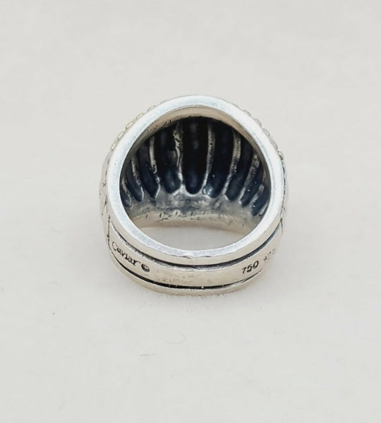  LAGOS Caviar Large Dome Ring With Gold