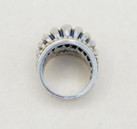 LAGOS Caviar Large Dome Ring With Gold