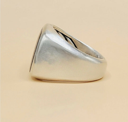 David Yurman Exotic Stone Ring in Sterling Silver With Pietersite