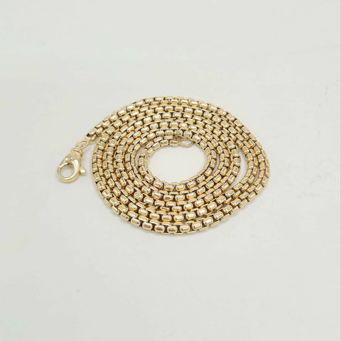 David Yurman 3.4mm Box Chain Necklace In 18k Yellow Gold , 24”