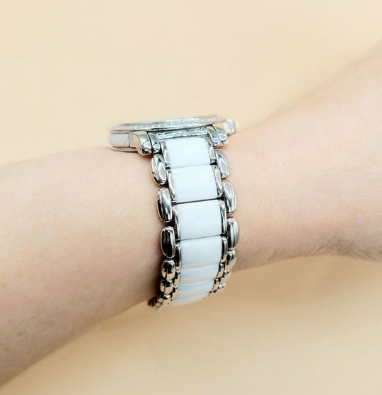  David Yurman Classic Quartz Watch – Ceramic & Diamond Bezel