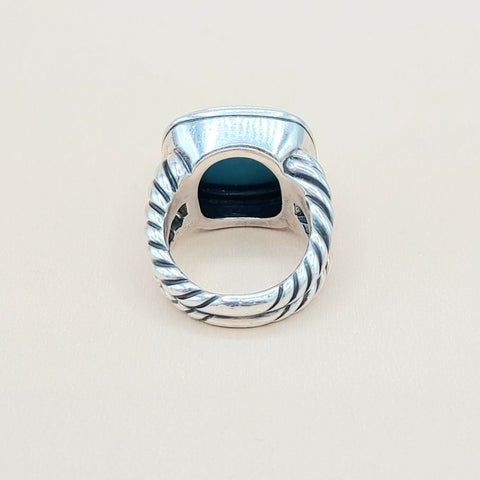  David Yurman-Albion 14mm Turquoise Ring