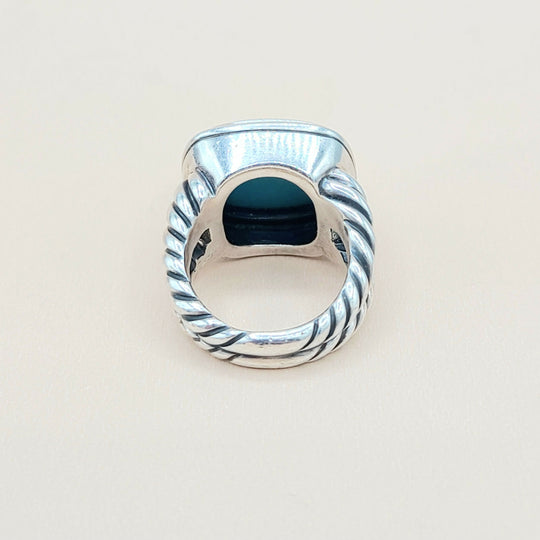  David Yurman-Albion 14mm Turquoise Ring
