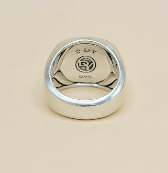 David Yurman Exotic Stone Ring in Sterling Silver With Pietersite